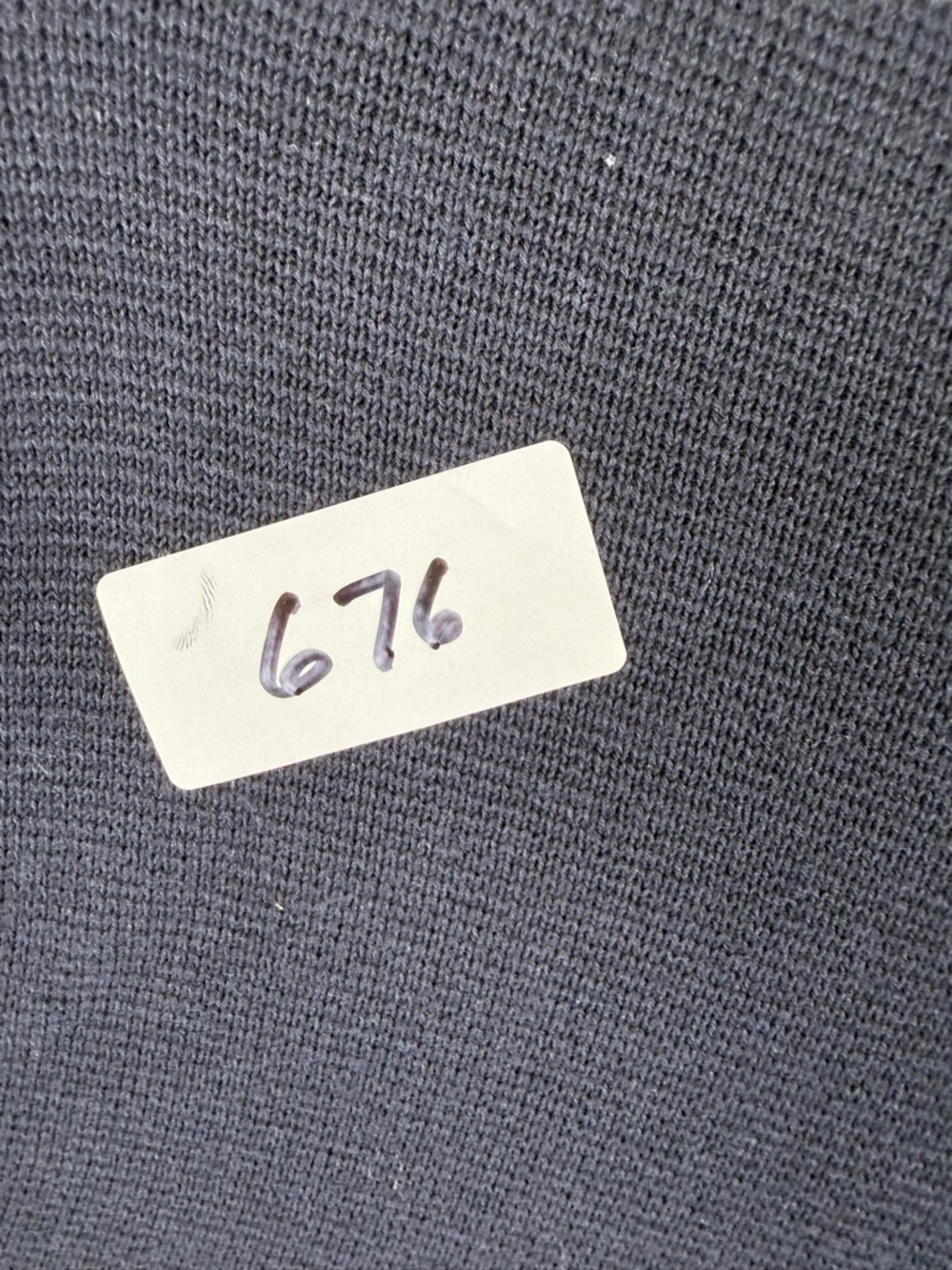 Talbots Navy and White Striped Knit Blazer Jacket - Picture 7 of 7